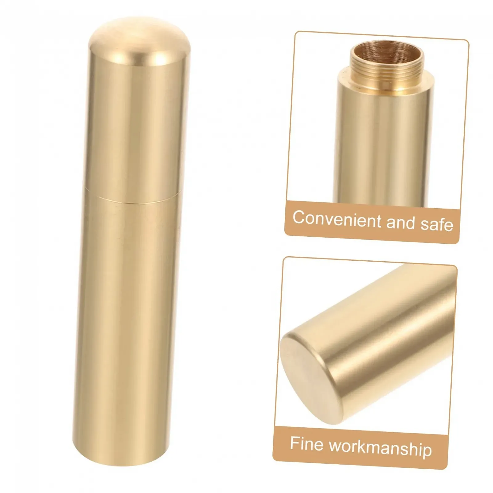 Коробка WHAMVOX Pewter, легка, водонепроникна, латунь, фото №2