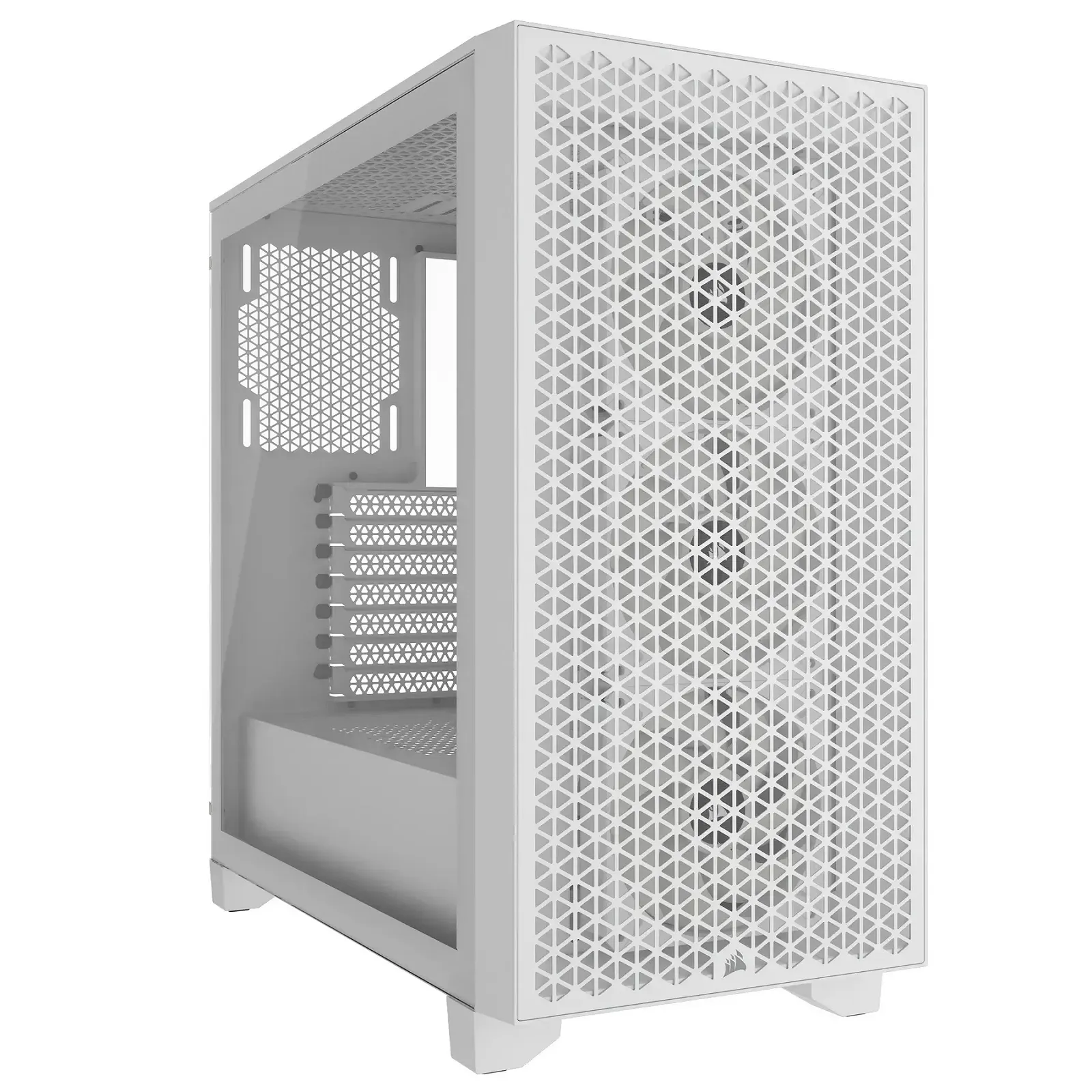 Корпус Corsair 3000D RGB Airflow / Mid-Tower / 3x120mm ARGB / Tempered Glass / White, фото №2