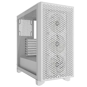 Корпус Corsair 3000D RGB Airflow / Mid-Tower / 3x120mm ARGB / Tempered Glass / White synthetic.ua - Фото 1