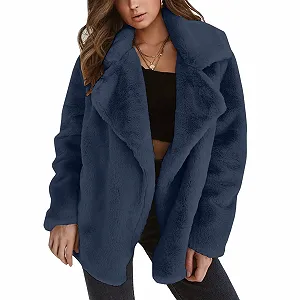 Жіноче пальто Плюшева - Фото 1