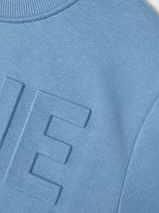 Толстовка NAME IT Nkfkalisse LS Short Loose Sweat Bru для девочек synthetic.ua - Фото 1