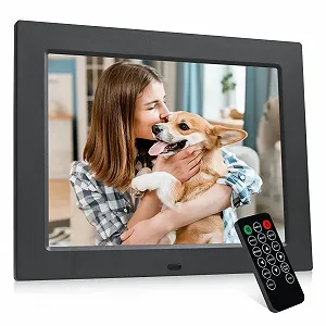 Цифровая фоторамка TSITSC 8.7 дюйма 1024 x 768 IPS Screen Remote Control USB SD Black - Фото 1