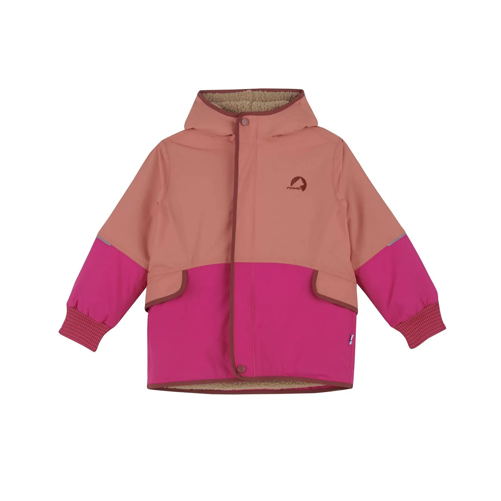 Дитяча зимова куртка Finkid Moska Mukka з підкладкою з ведмедика, фото №1