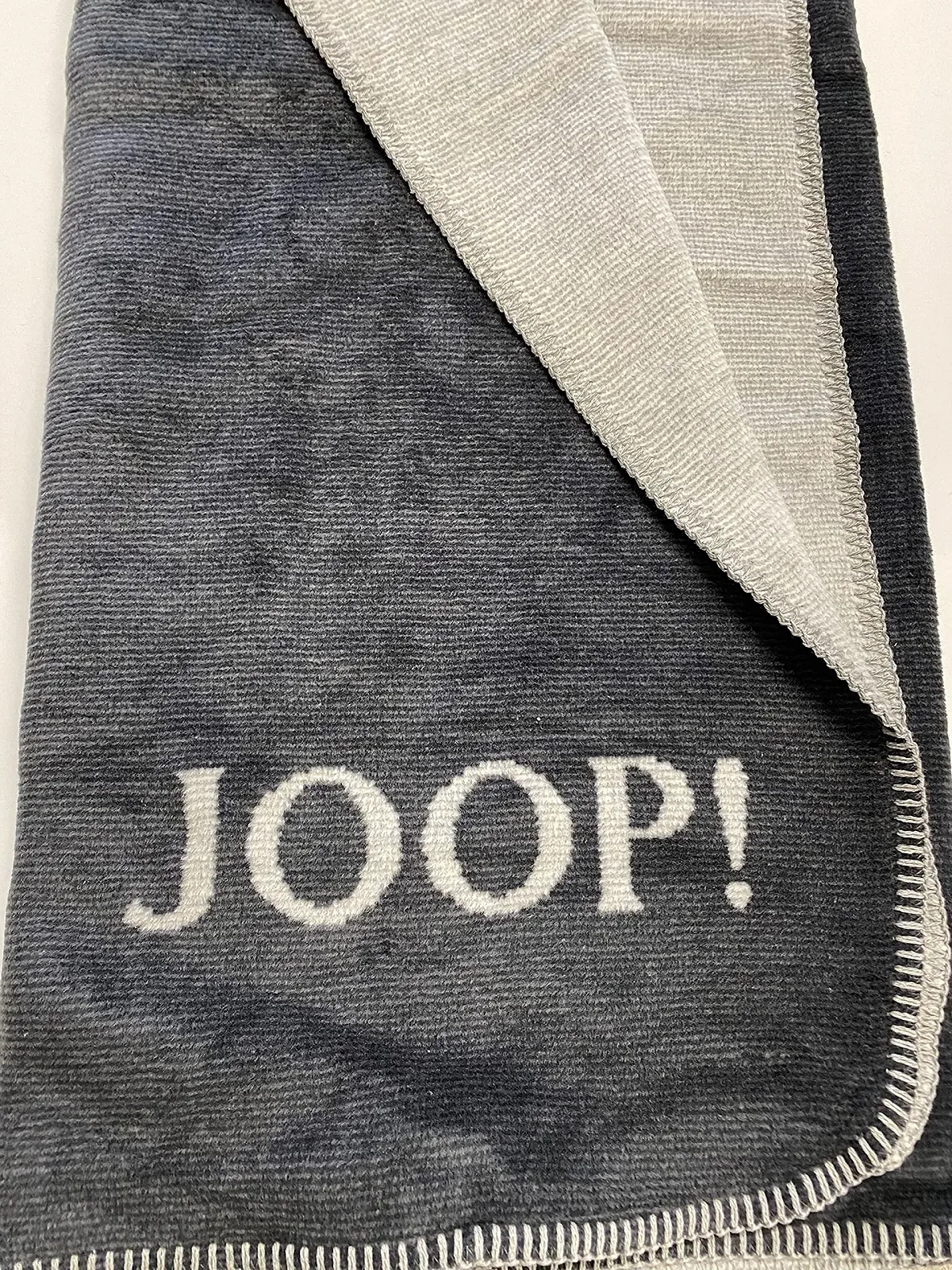 Одеяло Joop! Хлопковая смесь антрацитовый/серый 150x200 см, фото №2 Одеяло Joop! Хлопковая смесь антрацитовый/серый 150x200 см, фото №2
