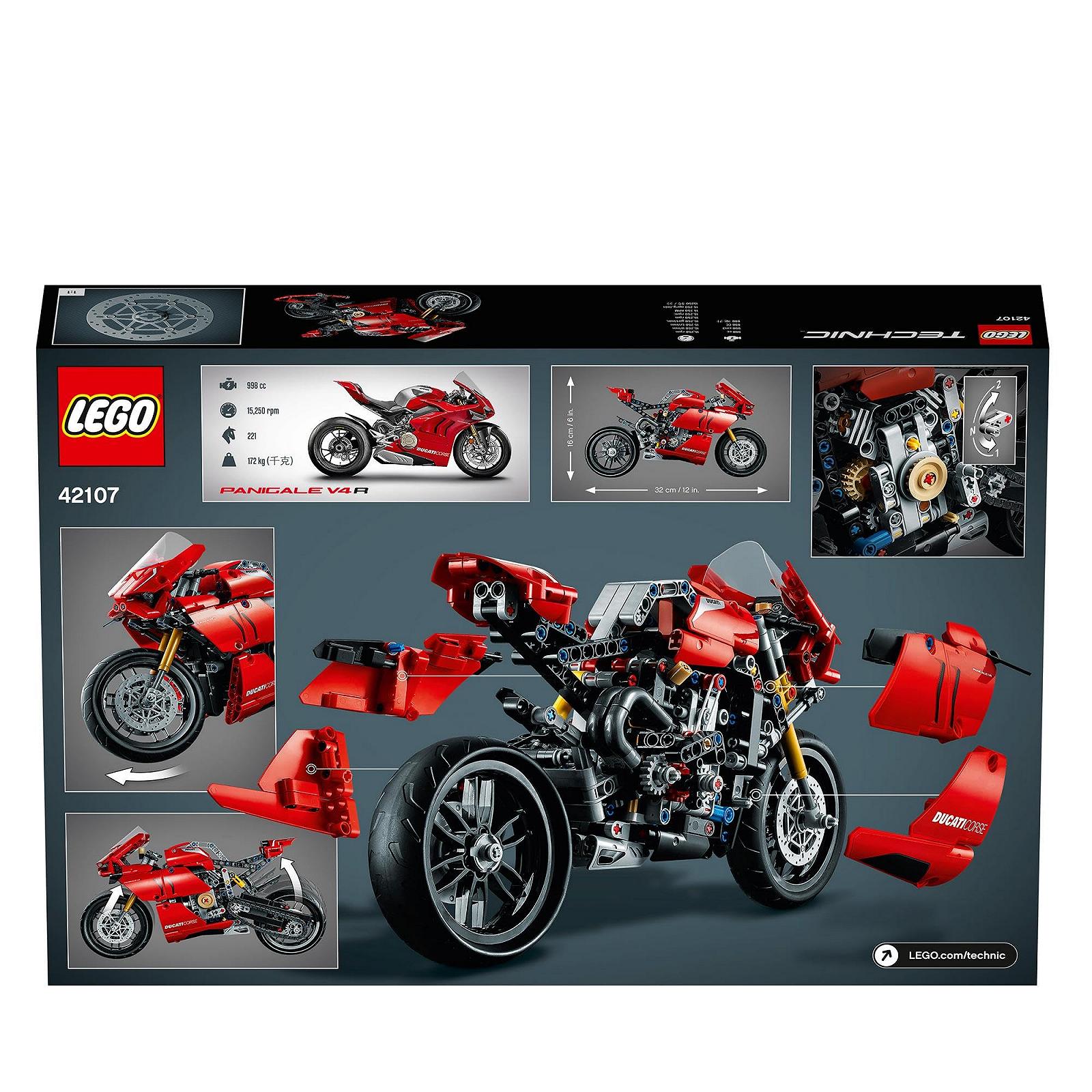 Конструктор LEGO Technic 42107 Ducati Panigale V4 R, фото №8