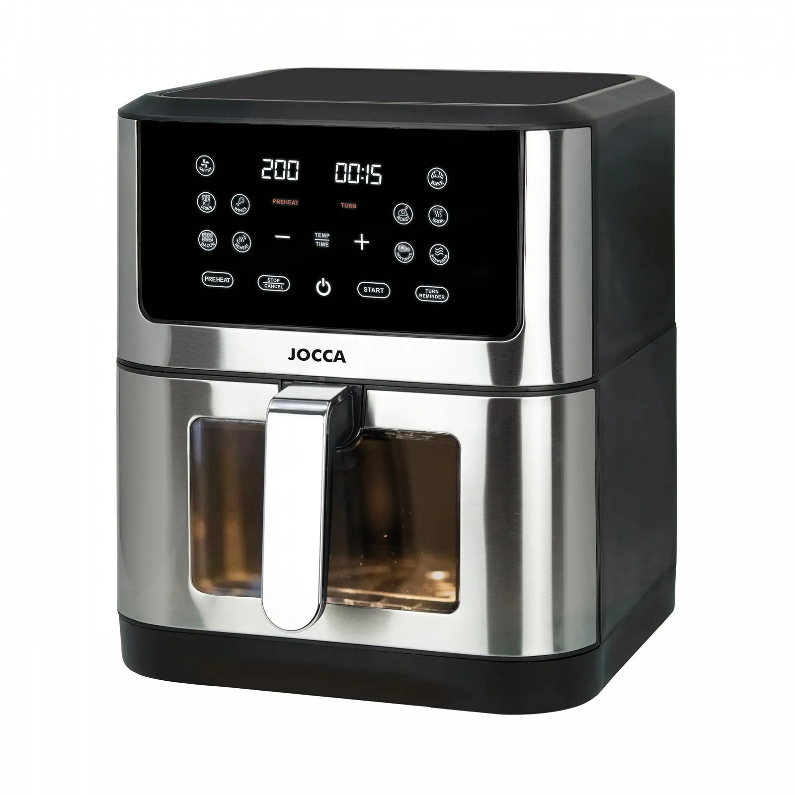 Мультипечь Jocca 8 L 1800 W LED Touch Display Stainless Steel, фото №2