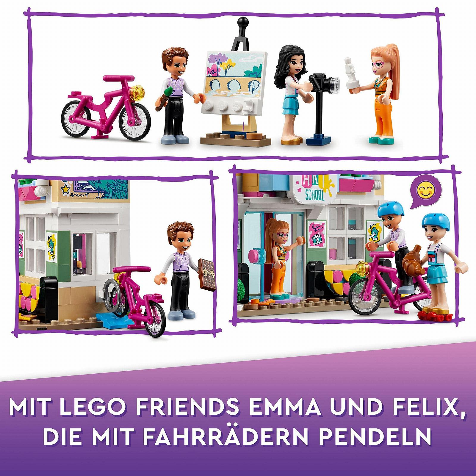 Конструктор LEGO Friends 41711 Школа мистецтв Емми - різнокольоровий, фото №5
