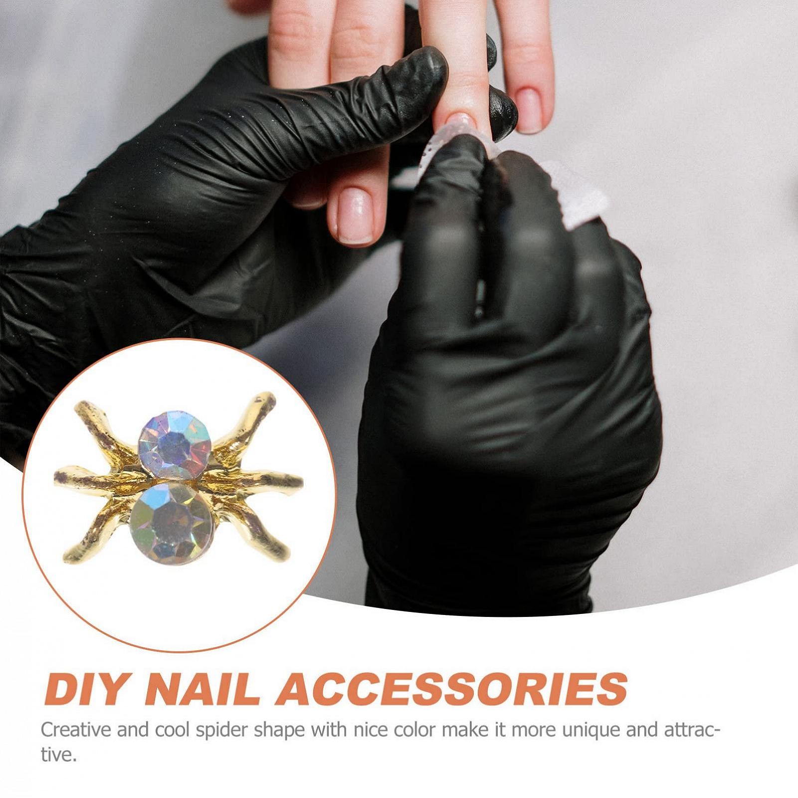 Наклейки на ногти Хэллоуин, 500 шт, пауки, украшения для ногтей, подвески для изготовления ювелирных изделий, фото №6 Наклейки на ногти Хэллоуин, 500 шт, пауки, украшения для ногтей, подвески для изготовления ювелирных изделий, фото №6