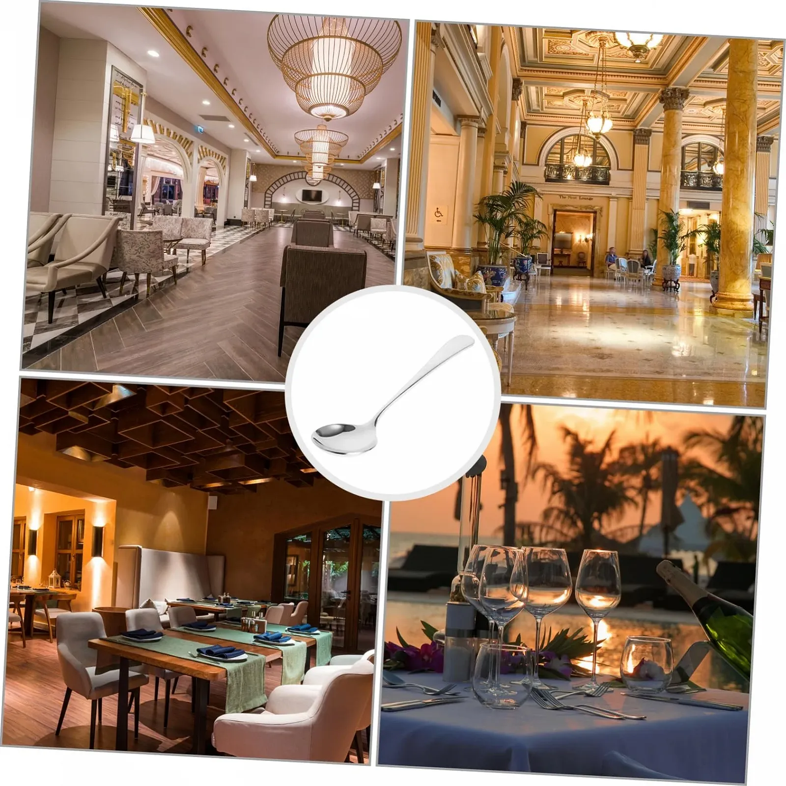 Ложка з нержавіючої сталі, чайна, молочна, фото №4