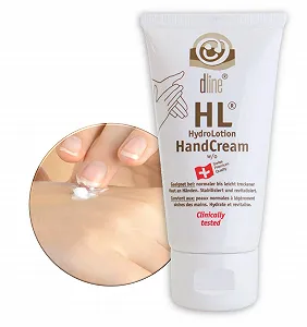 Крем для рук dline HL-Hand Cream для сухой кожи рук 50 мл с алоэ вера, глицерином, мочевиной, гиалуроновой кислотой, миндальным маслом - Фото 1