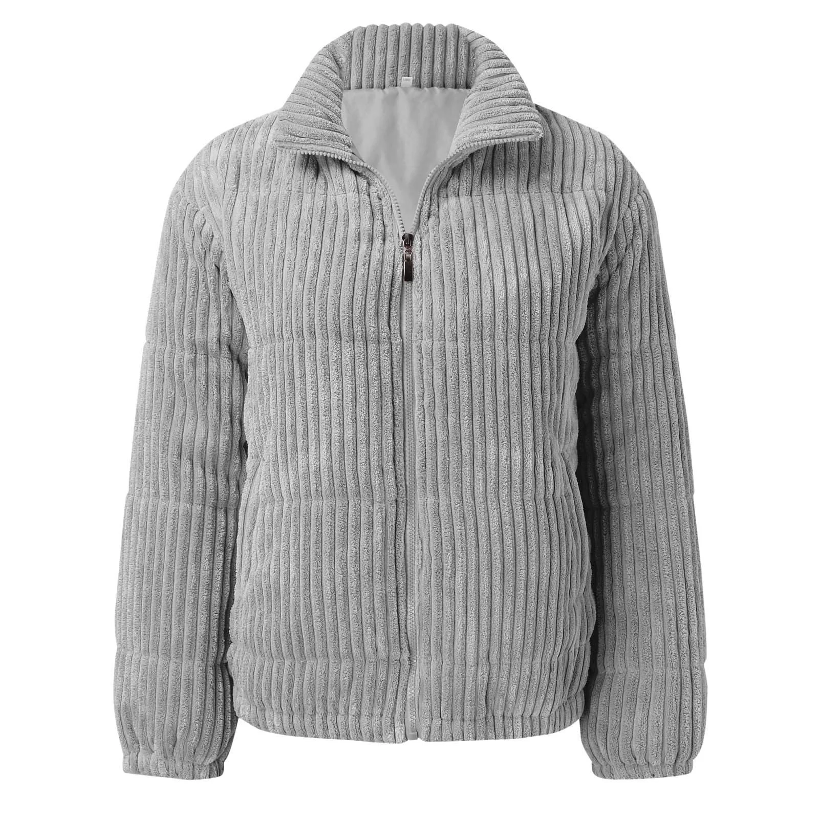 Жіноча Куртка QUINTRA Однотонна На блискавці Вельветова, фото №4