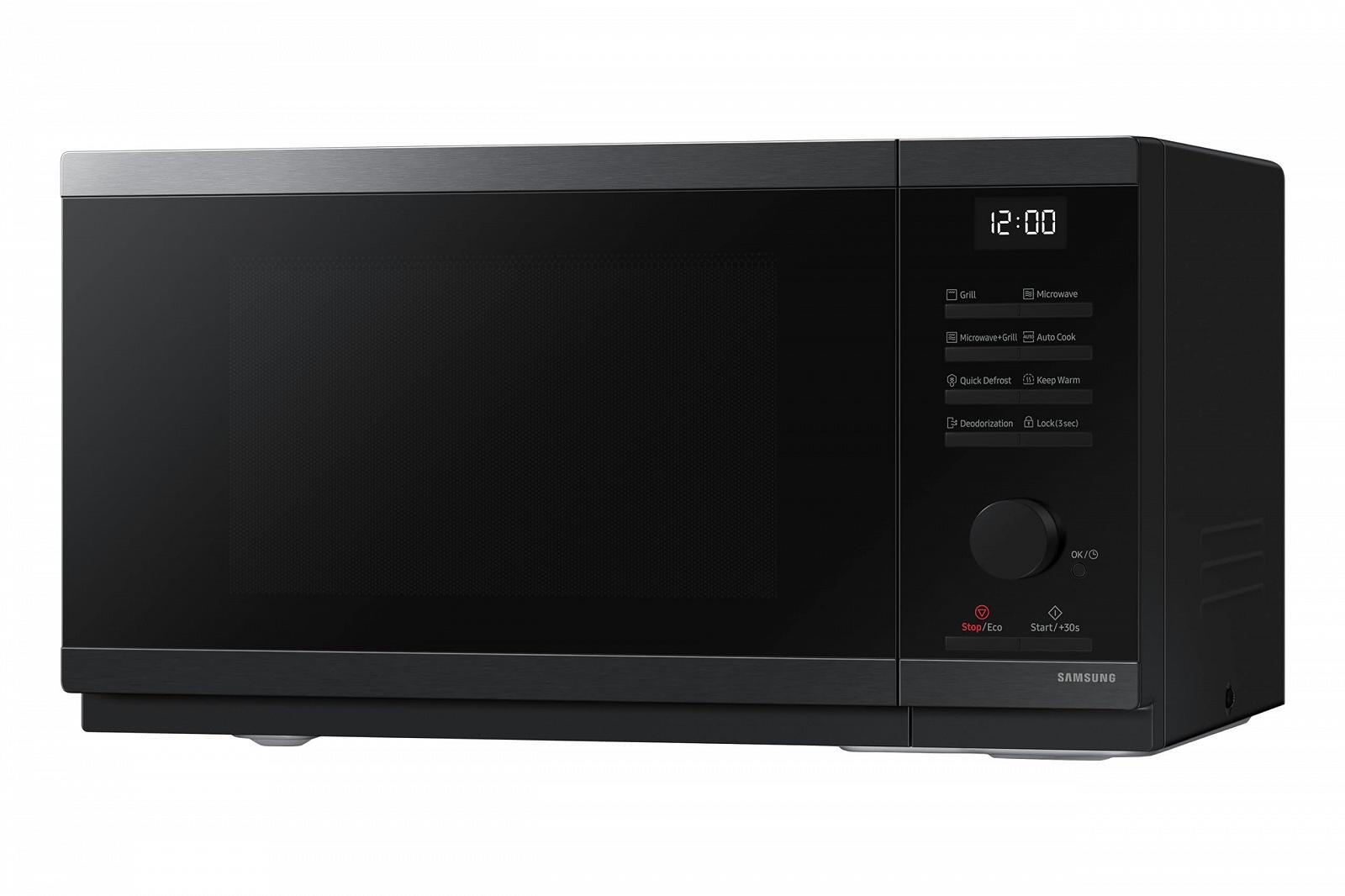Микроволновая печь Samsung MG23DG4524AGE1 с грилем 23 л 800 Вт Черная, фото №3 Микроволновая печь Samsung MG23DG4524AGE1 с грилем 23 л 800 Вт Черная, фото №3