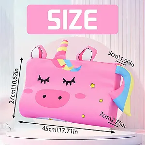 Подушка LUKIUP Schlummerkids Snooze Kids Дышащая Комфорт Пена с эффектом памяти 45 x 27 см (Unicorn) synthetic.ua - Фото 1