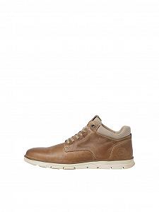 Ботинки JACK & JONES Кожаные на шнуровке Jfwglendale Мужские - Фото 1