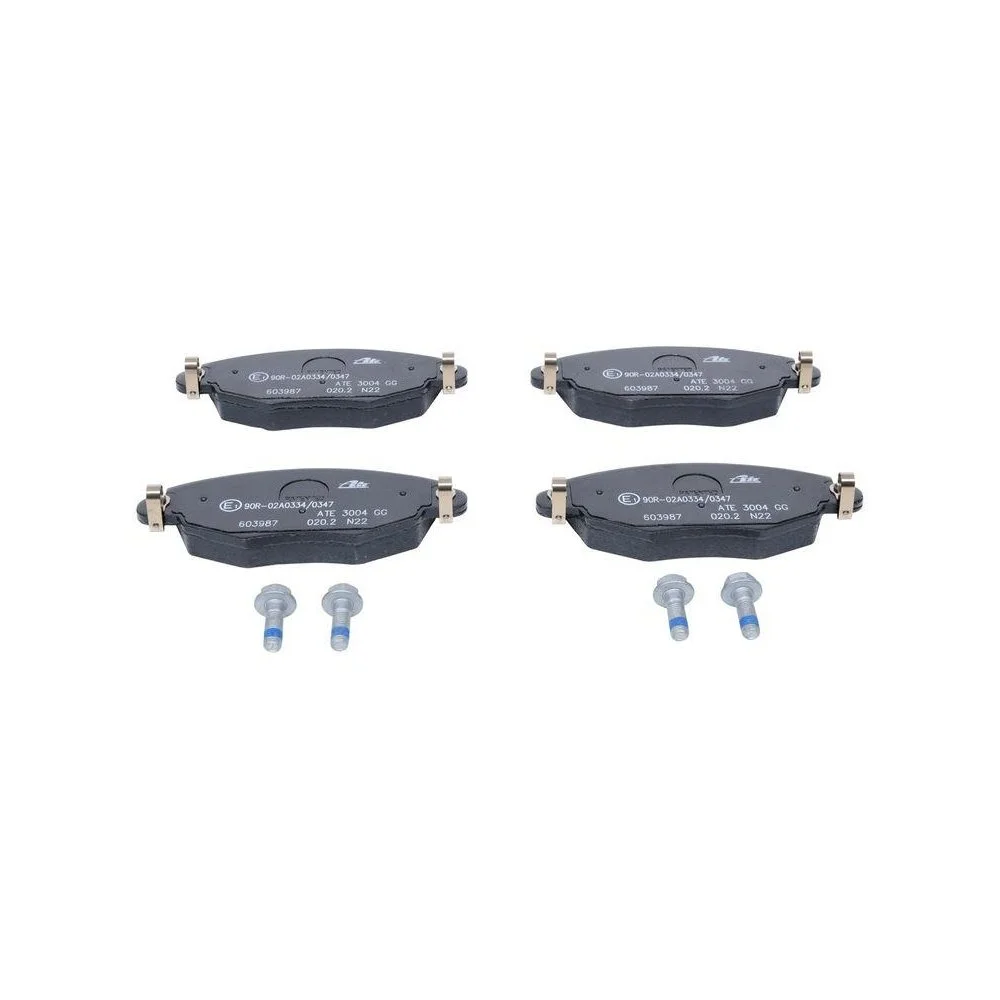 Комплект тормозных колодок ATE 13.0460-3987.2 для FORD JAGUAR, передняя ось, фото №1 Комплект тормозных колодок ATE 13.0460-3987.2 для FORD JAGUAR, передняя ось, фото №1