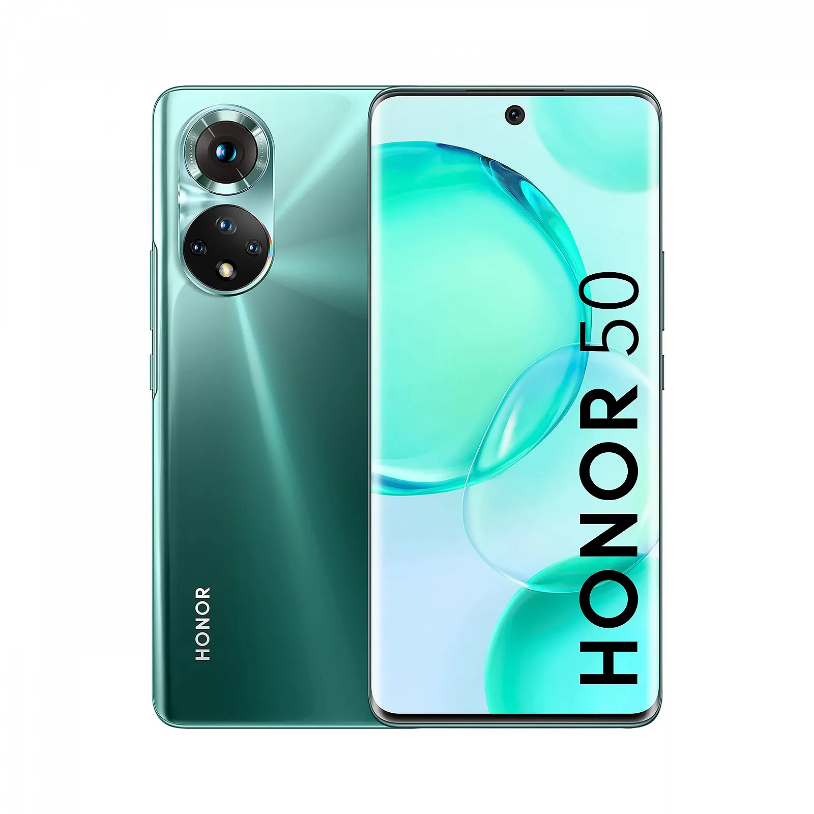 Смартфон HONOR 50 6.57" Curved OLED 108 МП 32 МП 6+128 ГБ Android 11.0 Emerald Green, фото №1 Смартфон HONOR 50 6.57" Curved OLED 108 МП 32 МП 6+128 ГБ Android 11.0 Emerald Green, фото №1