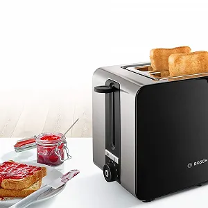 Тостер Bosch TAT7203 2 скибочки 1050W Чорний, Нержавіюча сталь ціна на synthetic.ua - Фото 1 Тостер Bosch TAT7203 2 скибочки 1050W Чорний, Нержавіюча сталь synthetic.ua - Фото 1