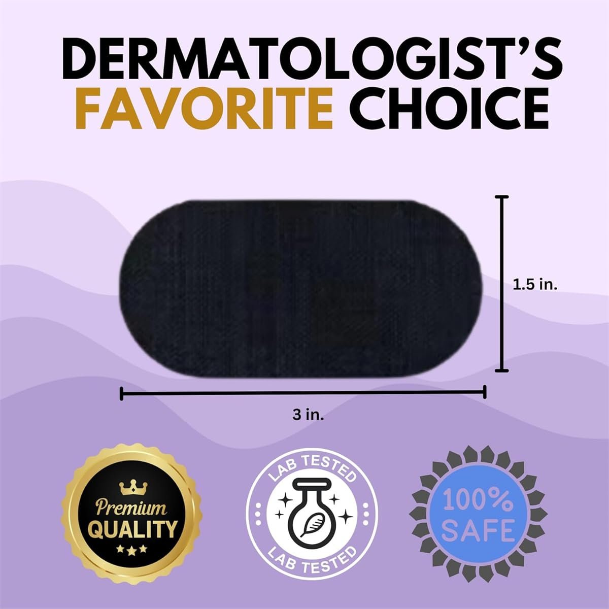 Стрічка для рота для сну Для дорослих Дихаюча гіпоалергенна (3 упаковки), фото №5