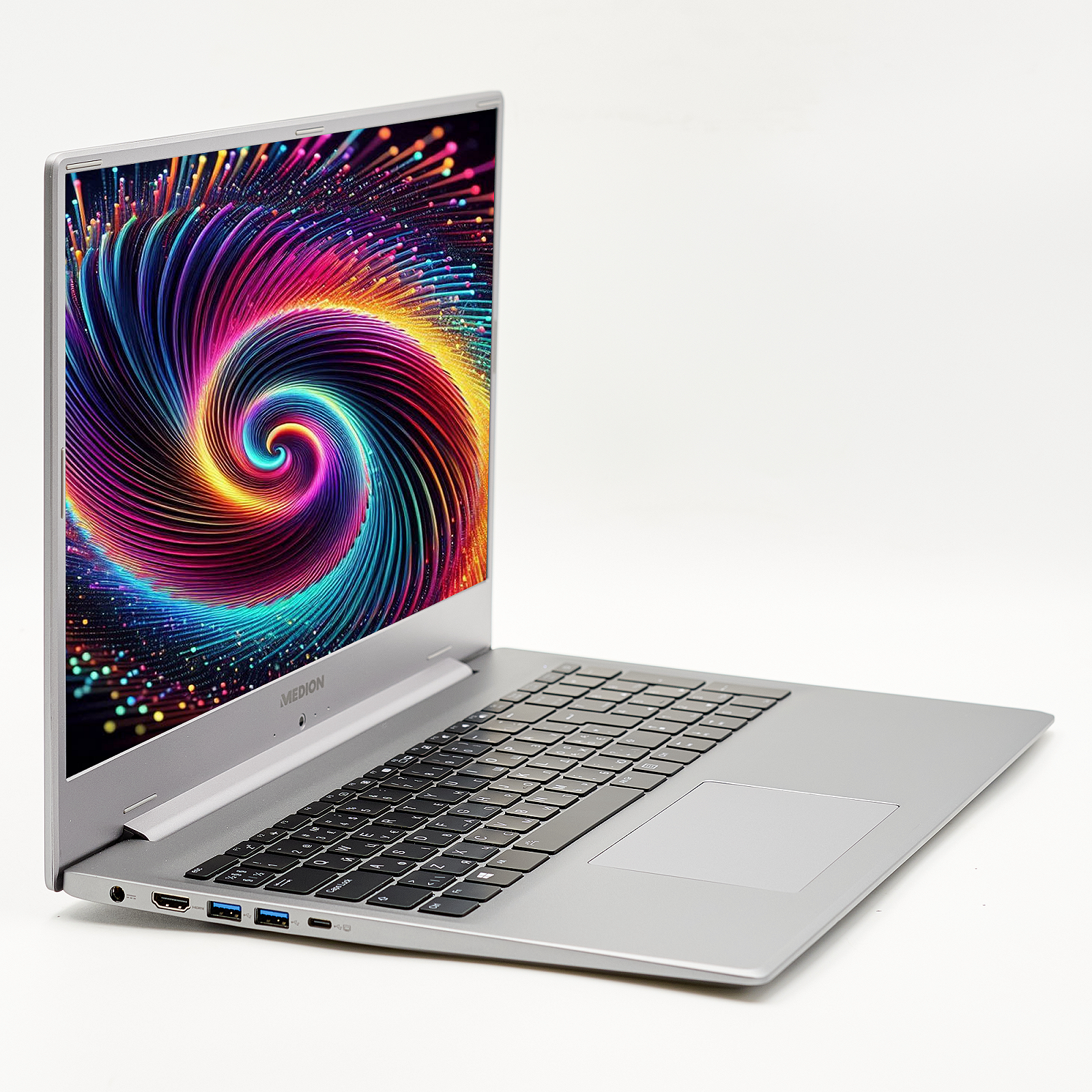 Ноутбук 17,3" Medion (Lenovo Group) Akoya S17413 | Intel Core i5-1235U | IPS (1920x1080) FullHD | RAM 16 ГБ | SSD 512 ГБ | Intel UHD Graphics | Метал | підсвітка | Win11 (4892), фото №3