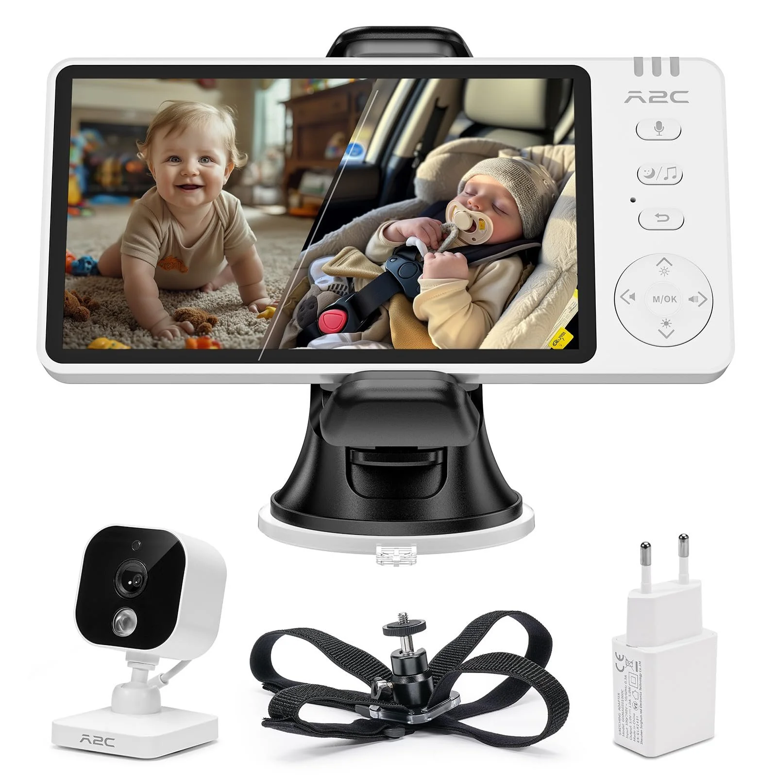 Відеоняня APPS2Car 2-in-1 5" 1080p Home & Car Night Vision Intercom, фото №1 Відеоняня APPS2Car 2-in-1 5" 1080p Home & Car Night Vision Intercom, фото №1