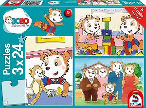 Купить Детский пазл Schmidt Spiele 56414 Bobo Dormouse, Friends and Family 3 x 24 элемента - Фото 1 Детский пазл Schmidt Spiele 56414 Bobo Dormouse, Friends and Family 3 x 24 элемента - Фото 1