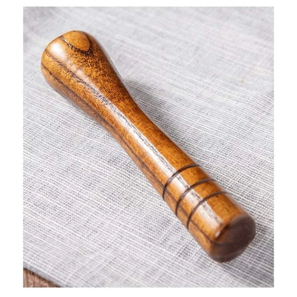 Подрібнювач Дерев'яний для часнику, циліндричний контейнер, фото №3