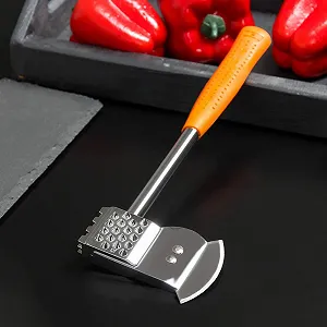 Топорик и молоток для мяса 2 в 1 GMMH металлический synthetic.ua - Фото 1
