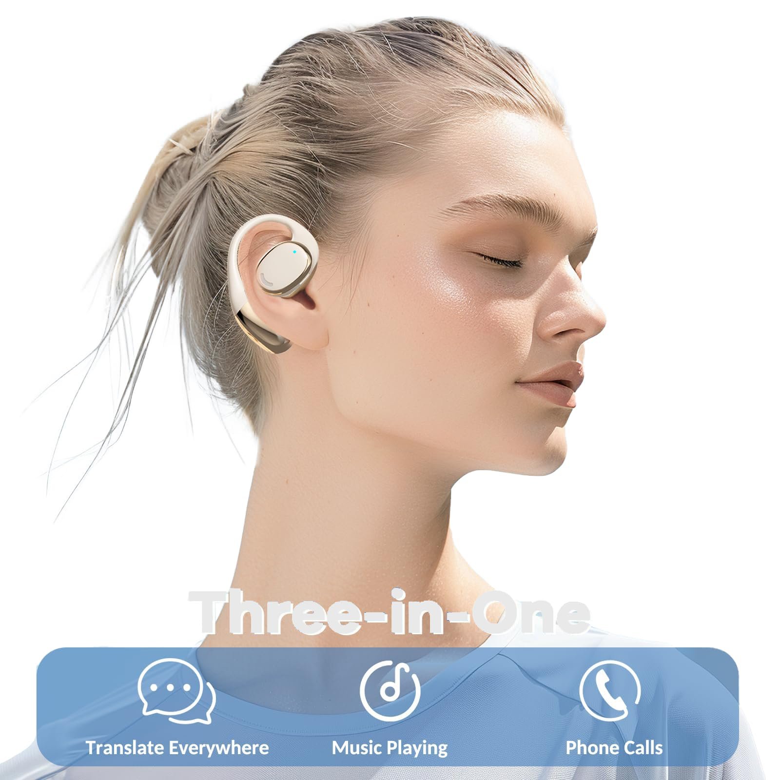 Навушники Перекладач, AI Bluetooth Бездротові, фото №7 Навушники Перекладач, AI Bluetooth Бездротові, фото №7