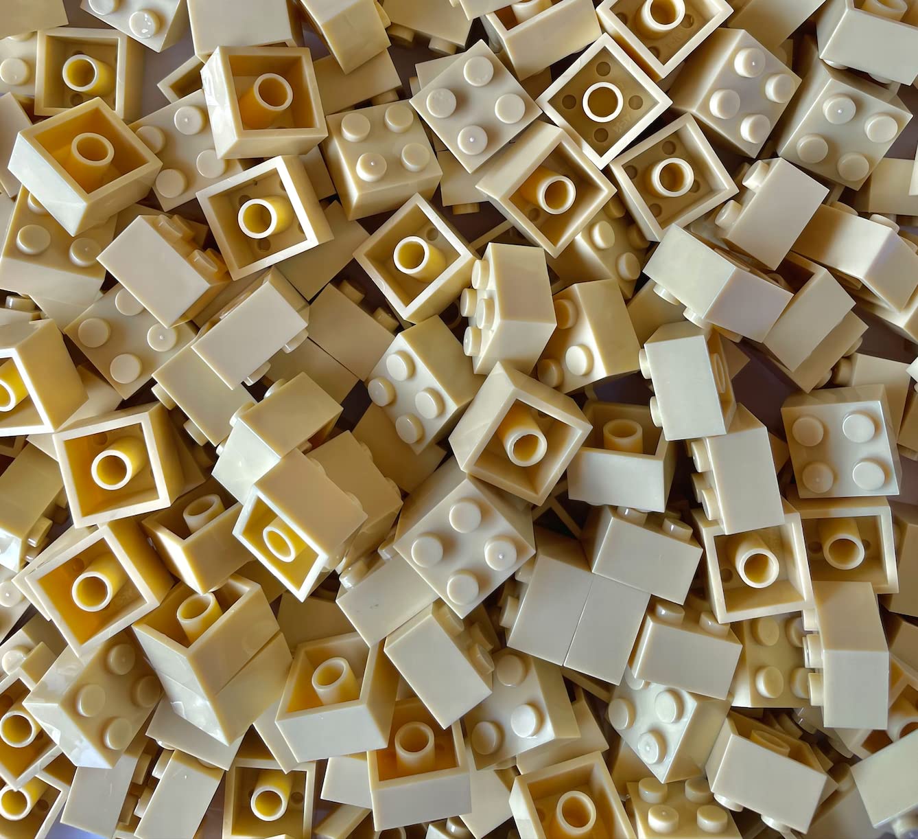 Блоки Penny Bricks Clamping 300 шт 2 x 2 Піщані кольори, фото №1