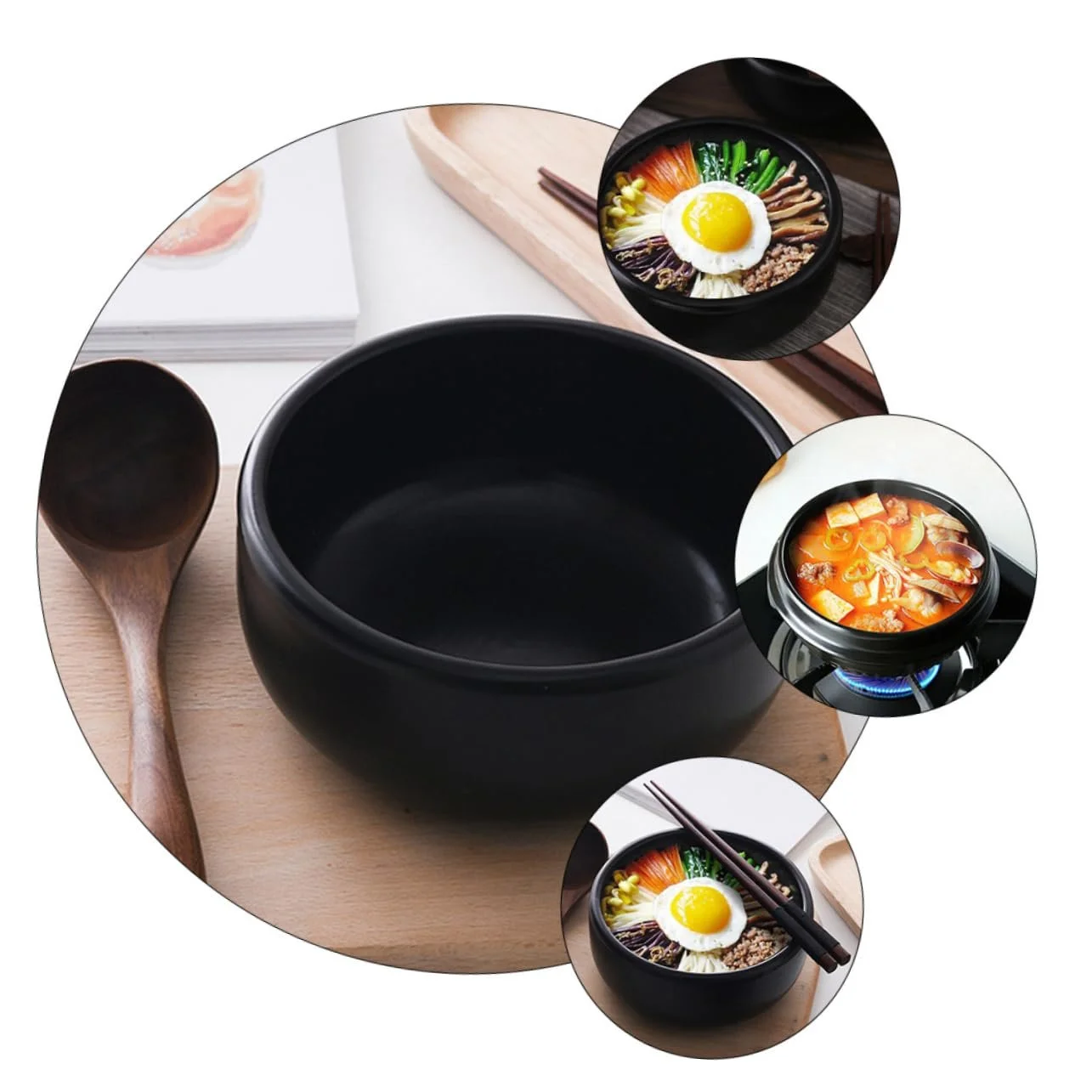 Горшочек для риса NOLITOY керамический с блюдцем термостойкий, фото №8