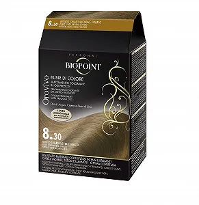 Фарба для волосся BIOPOINT OROVivo 8.30 Світлий блонд натуральний золотистий - Фото 1