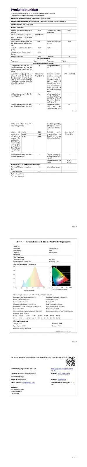 Настільна лампа Blomus ANI Mobile Light Mini акумуляторна 3 кольори світла сенсорна 14 x 21 см Біла, фото №6