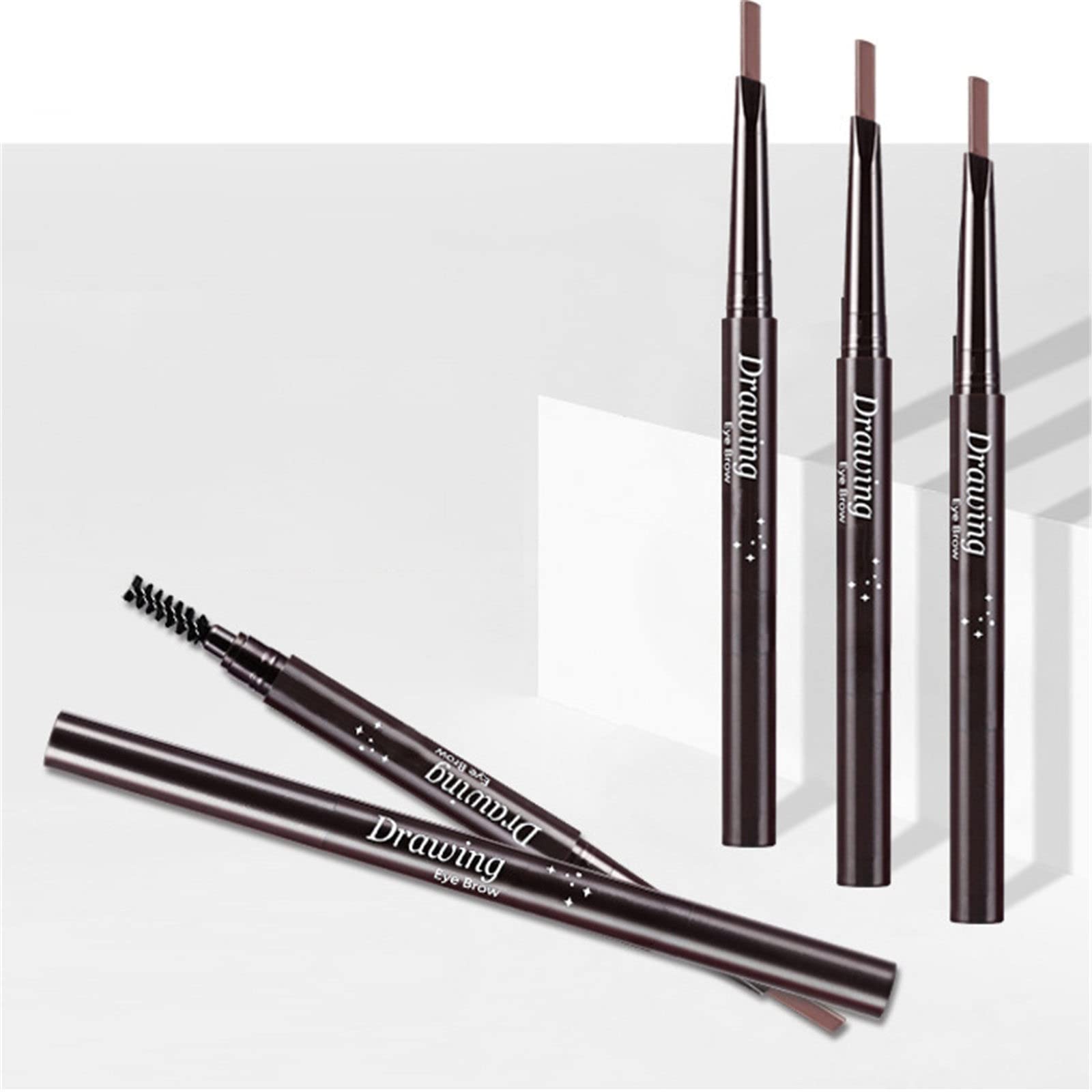 Олівець для брів Wasserdichtes Augenbrauen-Make-up з двома кінцями F Один розмір, фото №5