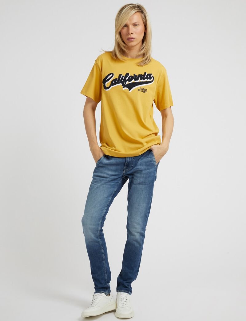 Жіноча футболка Guess Jeans, Оранжева, L, фото №3