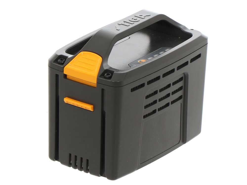 Газонокосарка Alpina Li Kit 48V (4Ah) / 38см / 6 поз. / 350 кв. м / 40 л / Чорна-Сіра, фото №5