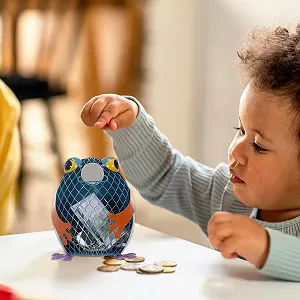 Скарбничка Залізна статуетка Тварини Кіт Жаба з гумовою пробкою synthetic.ua - Фото 1