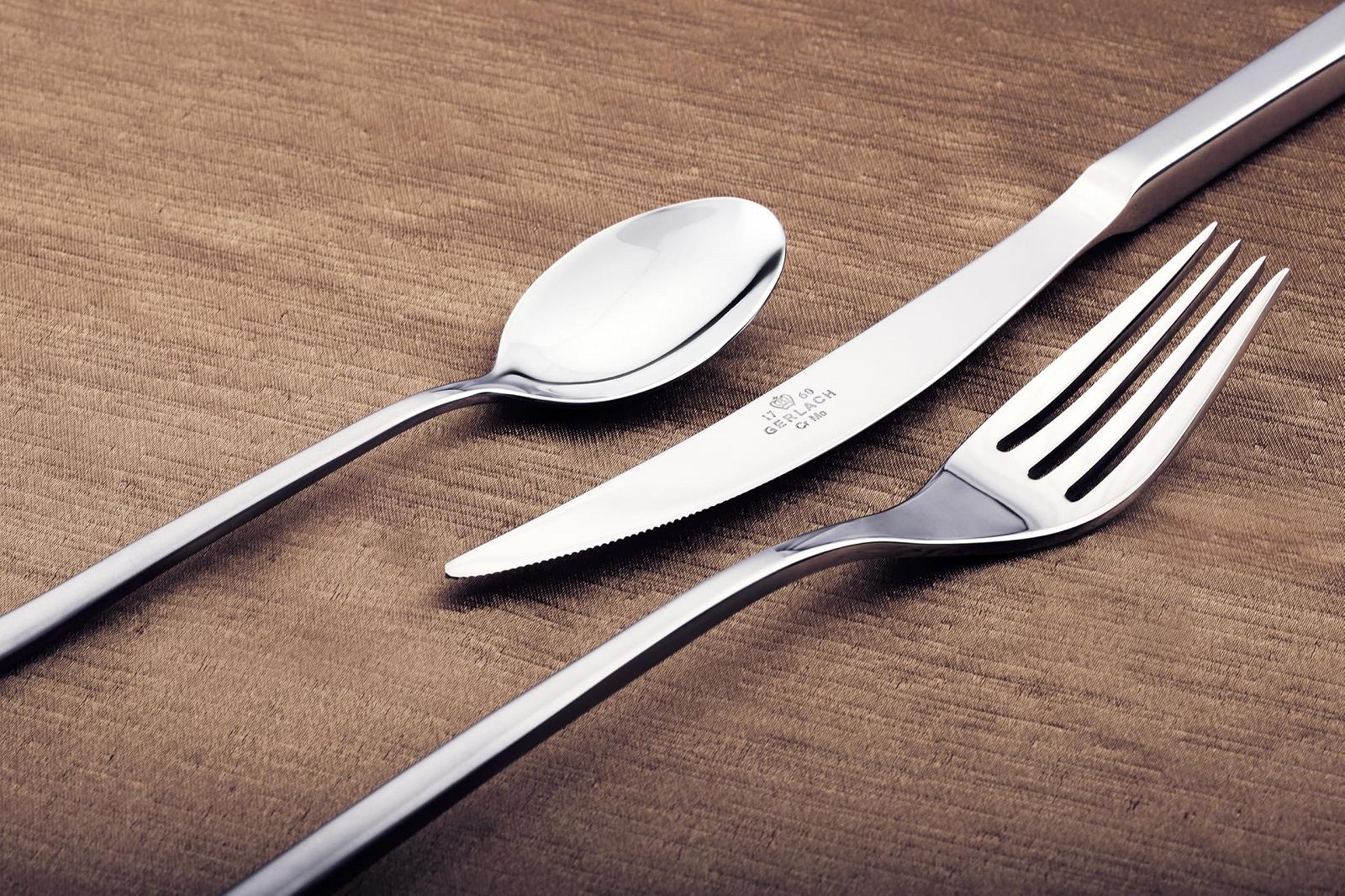 Набір столових приборів Gerlach 1760 Muza Gold, золотий, фото №4 Набір столових приборів Gerlach 1760 Muza Gold, золотий, фото №4