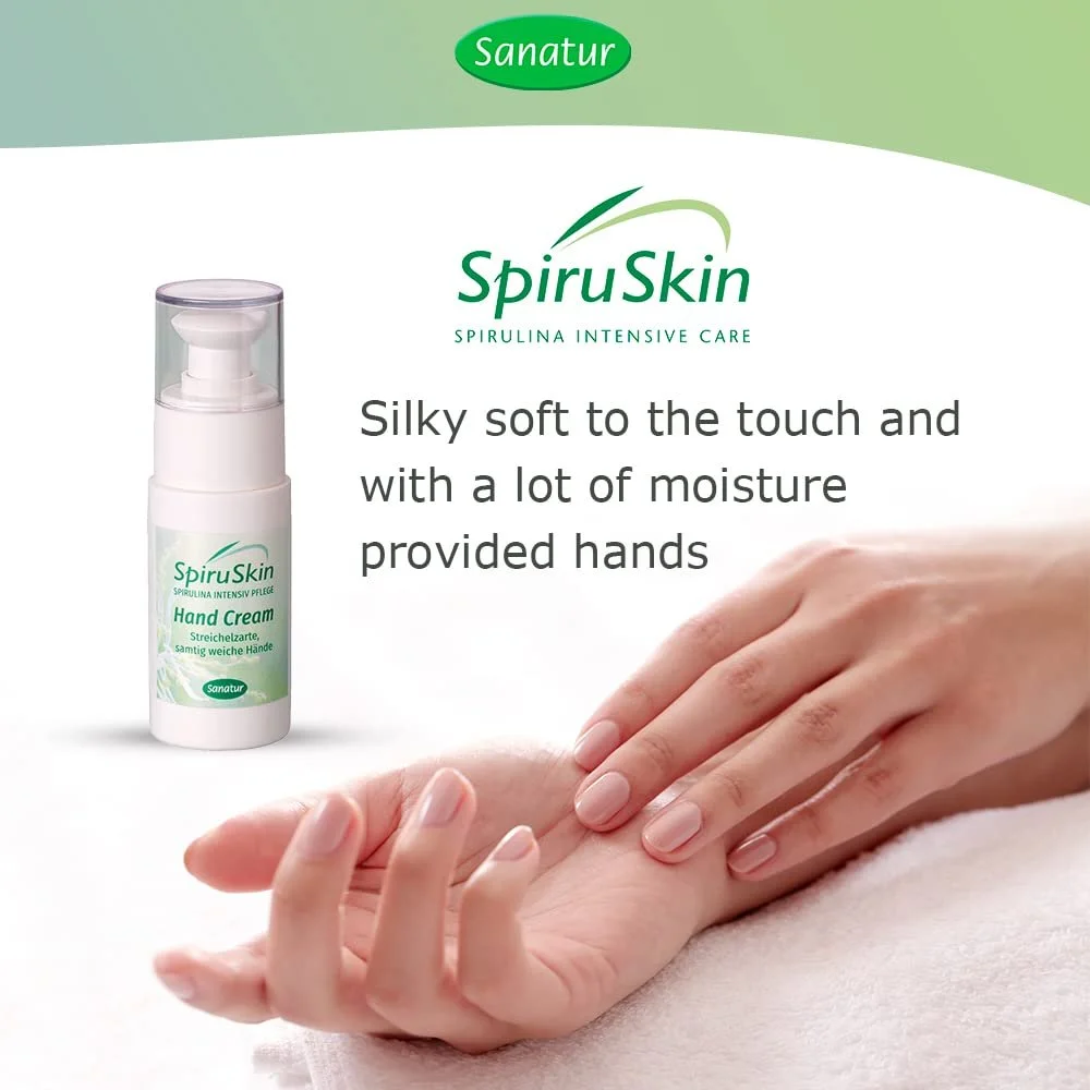 Крем для рук Sanatur SpiruSkin 50 мл Для всіх типів шкіри, фото №5