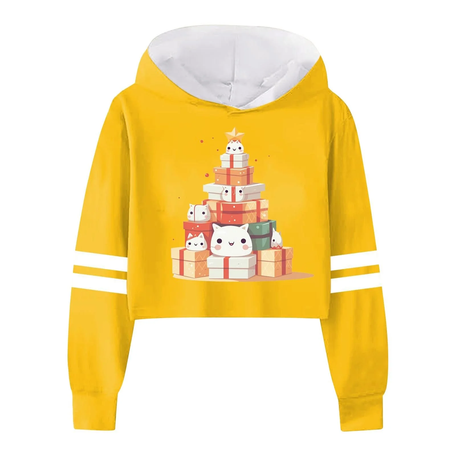 Різдвяний Світшот для дітей з довгими рукавами та модним принтом, фото №2