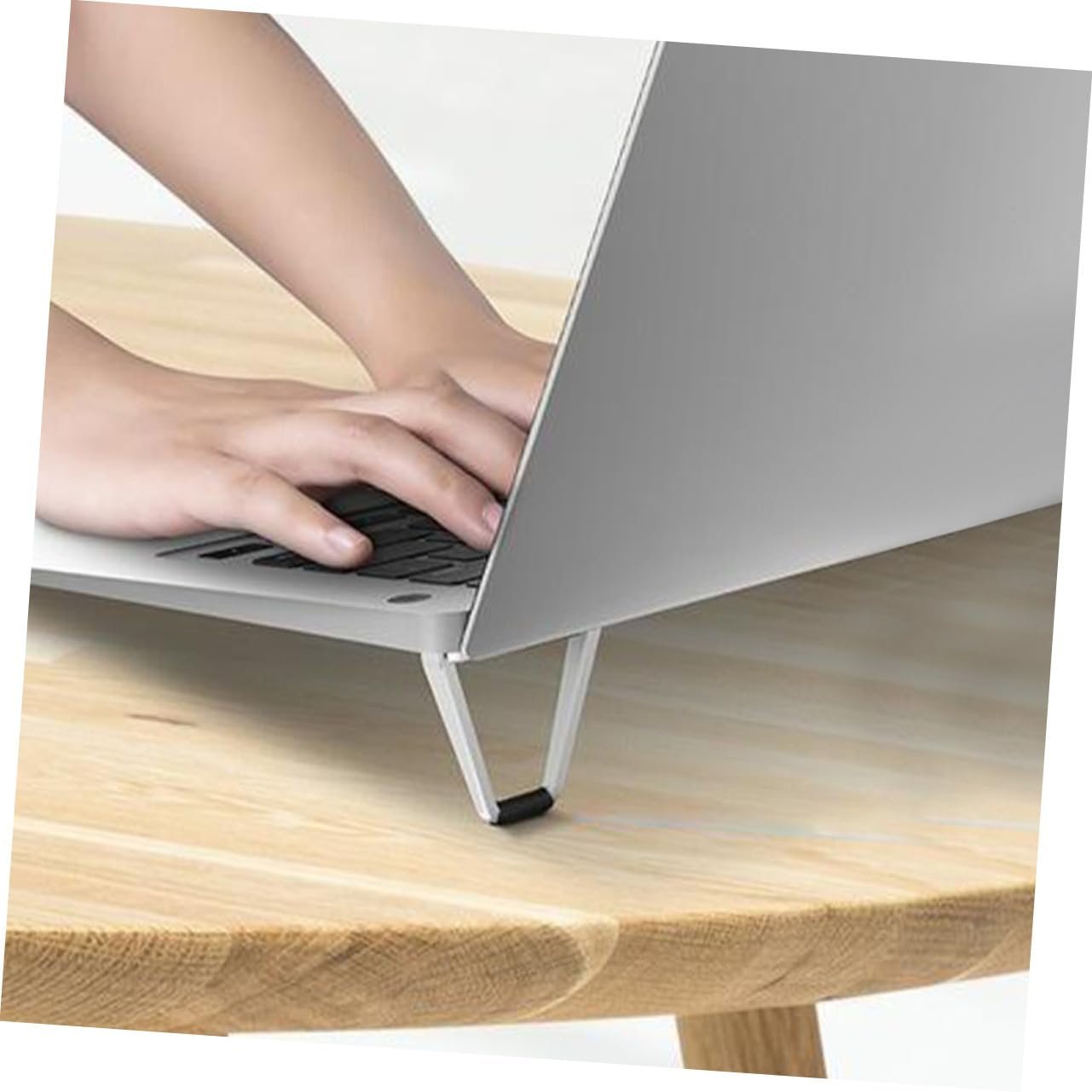 Підставка для ноутбука Маленька, цинковий сплав, складана, охолоджуюча, ергономічна - 4 шт., фото №6