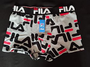 Чоловічі сірі труси боксери Fila - Фото 1