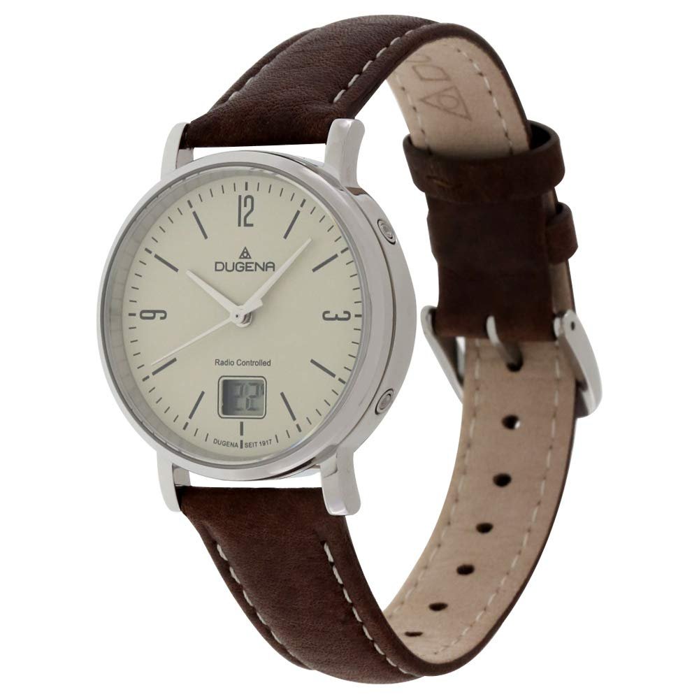 Женские радиоуправляемые часы Dugena Mondo Funk, сапфировое стекло, кожаный ремешок, фото №3 Женские радиоуправляемые часы Dugena Mondo Funk, сапфировое стекло, кожаный ремешок, фото №3