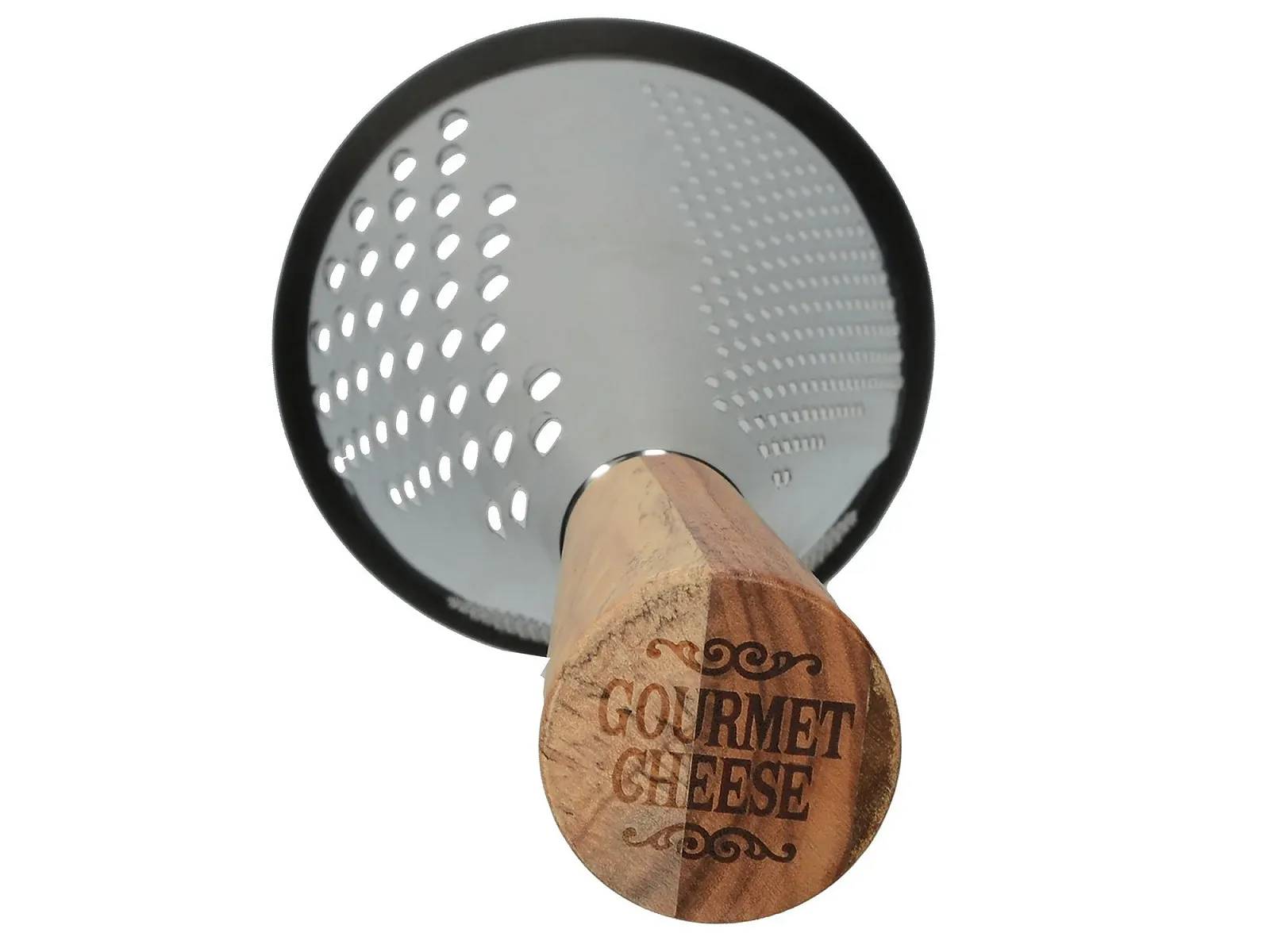 Терка Creative Tops Gourmet Cheese Велика конічна для сиру в вінтажному стилі з дерев'яною ручкою, фото №5