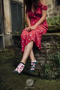 Шкарпетки щиколотки Many Mornings Cherry Blossom Unisex synthetic.ua - Фото 1