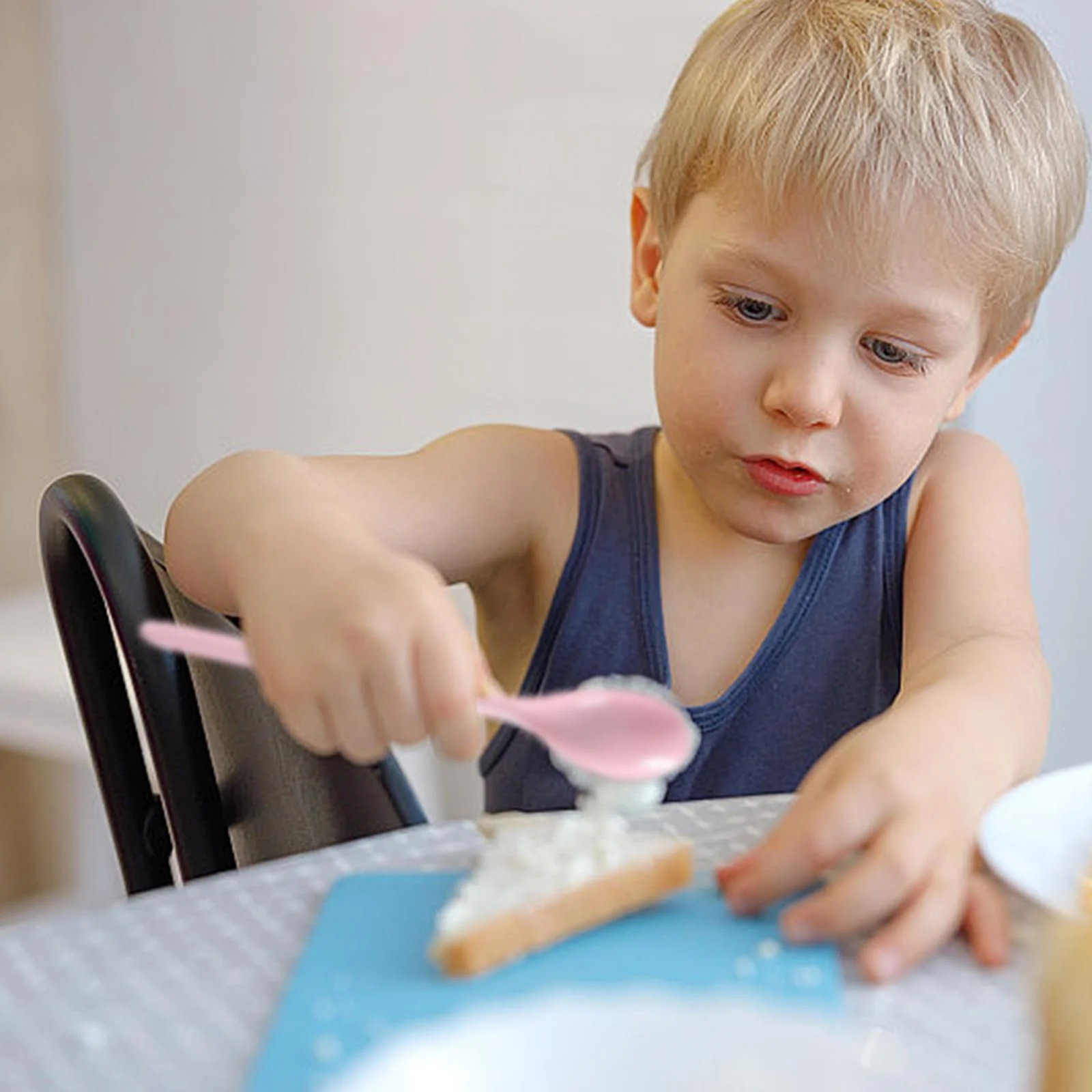 Ложка Пластик Набір з 5 штук Різнокольоровий, фото №6