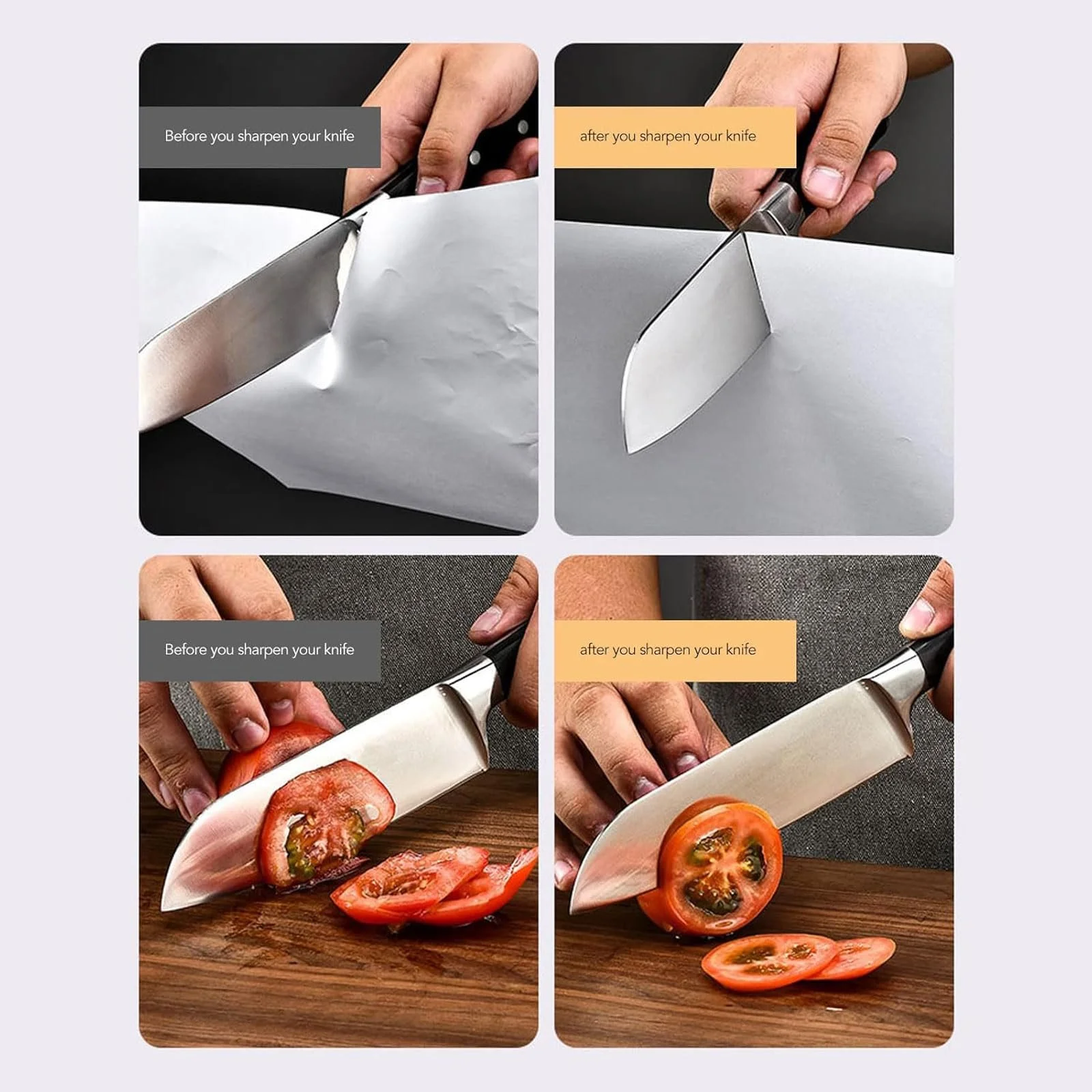 Точило для ножів 3-сегментне ручне 21 x 5 см, фото №7 Точило для ножів 3-сегментне ручне 21 x 5 см, фото №7