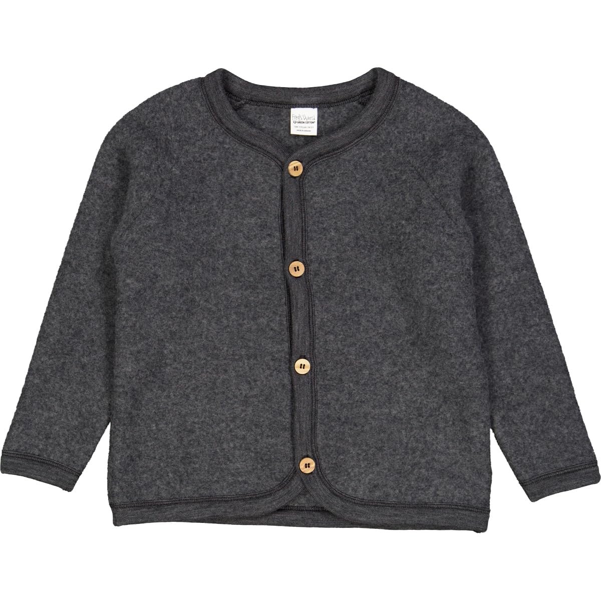 Унисекс Флисовая куртка Fred's World by Green Cotton, фото №1