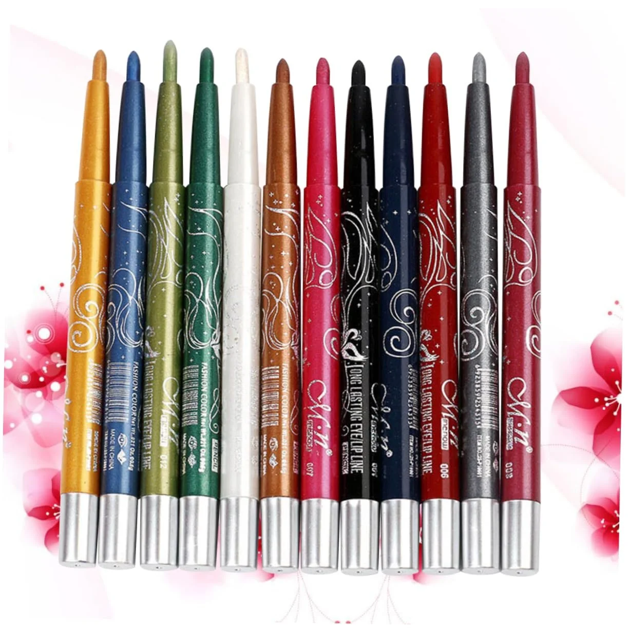 Подводка для глаз POPETPOP, 12 шт., водостойкая, фото №5