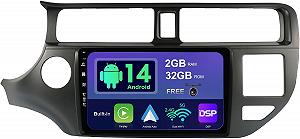 Штатна автомагнітола SXAUTO для Kia K3 Rio 2011-2015 / 9" / Сенсорна / 2/32Гб / Android 14 / Apple CarPlay / Android Auto / Bluetooth / WI-FI / GPS / USB - Фото 1