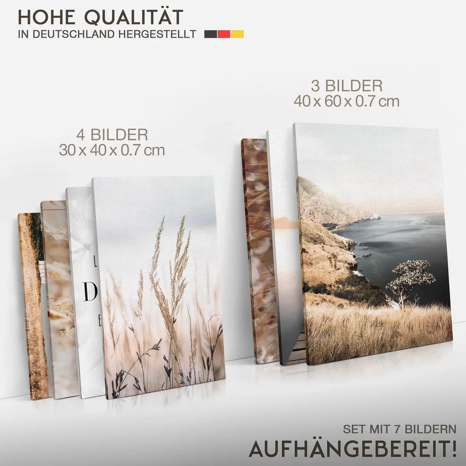 Набір картин на стіну Novart Natural Lake Boho N029272a Бежевий, фото №4 Набір картин на стіну Novart Natural Lake Boho N029272a Бежевий, фото №4